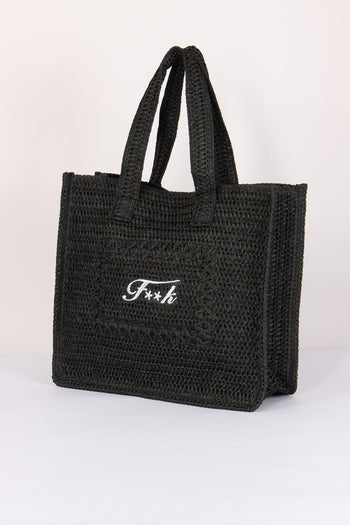 Borsa Rafia Nero - 2