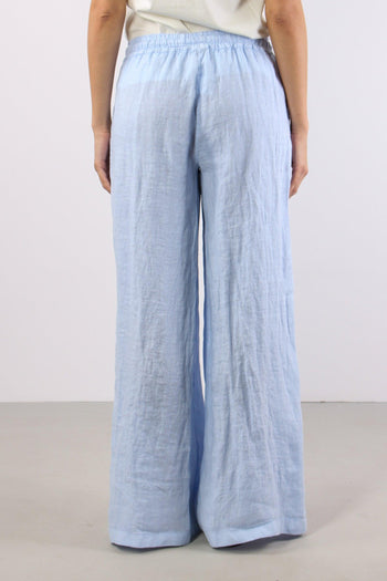 Pantalone Palazzo Lino Azzurro - 4