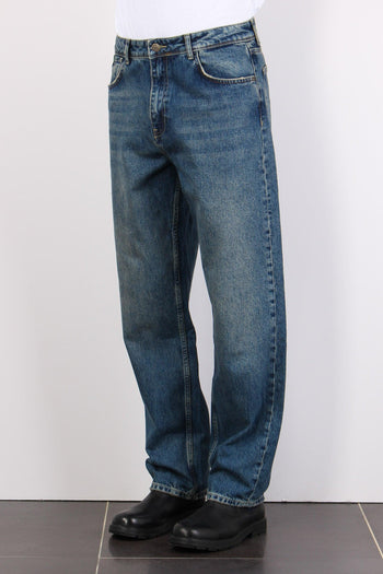 Denim Wide Fit Denim Scuro - 5