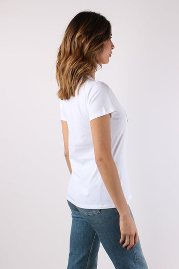 T-shirt Slim Fantasia Bianco/resort - 7