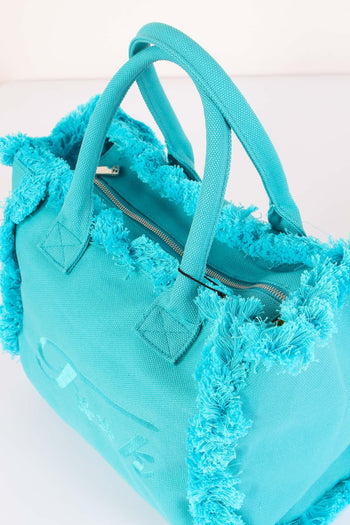 Shopping Canvas Logo Azzurro - 4