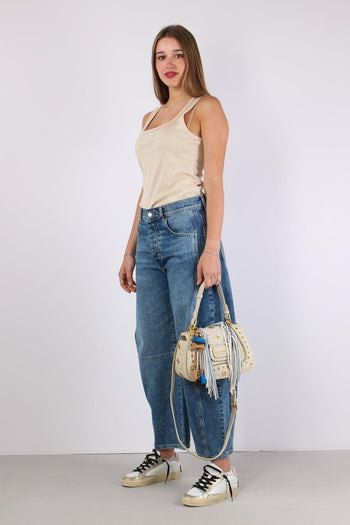 Jeans Frog Vita Bassa Denim Medio - 3