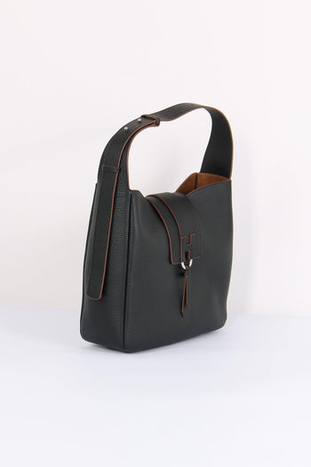 Hobo Pelle Trend Nappa Nero - 5