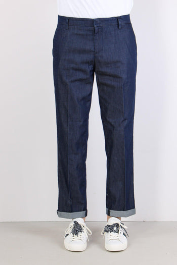 Gaubert Pantalone Effetto Denim Denim Scuro - 2