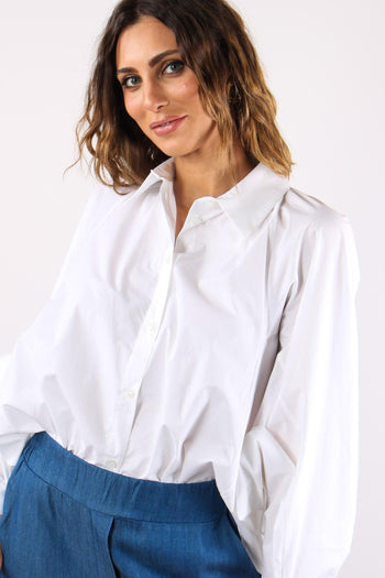 Camicia Over Cotone Bianco - 7