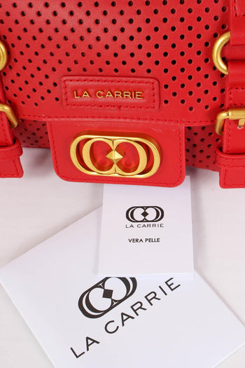 Cartella Small Traforata Red - 7