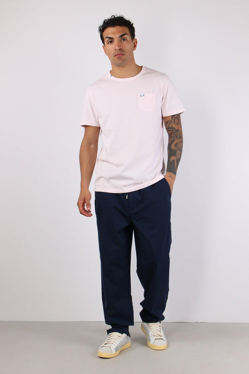 T-shirt Cotone Taschino Rosa