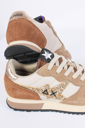 Sneakers Stargirl Glitter Beige - 6