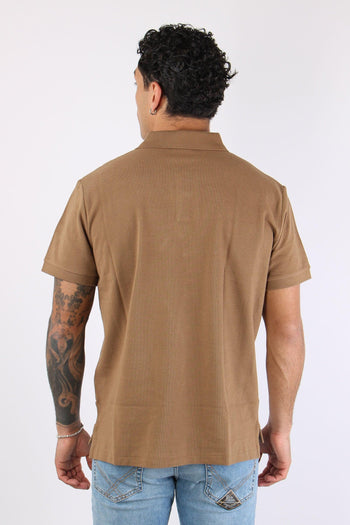 Polo Manica Corta Rl Brown - 4