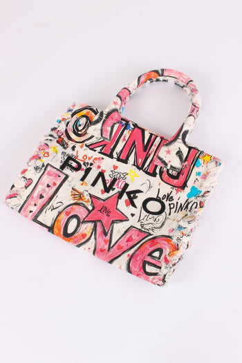 Shopping Beach Canvas Graffiti Multicolor - 5