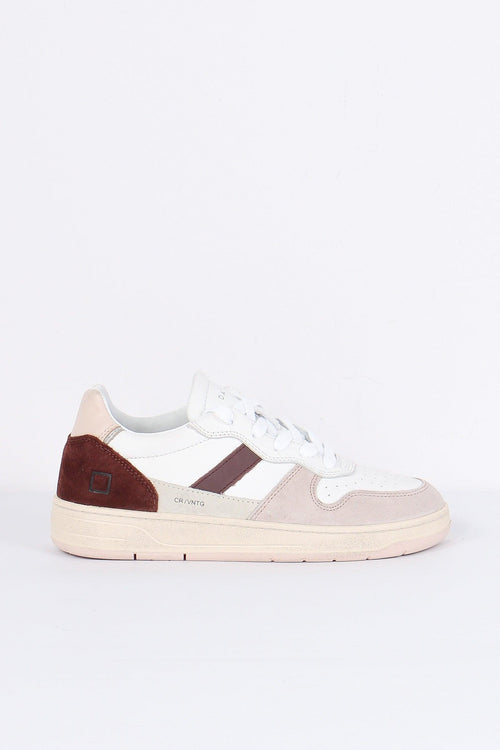 Sneaker Court 2.0 Vintage White/pink