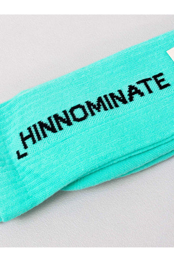 Calzini Scritta Verde Menta - 3