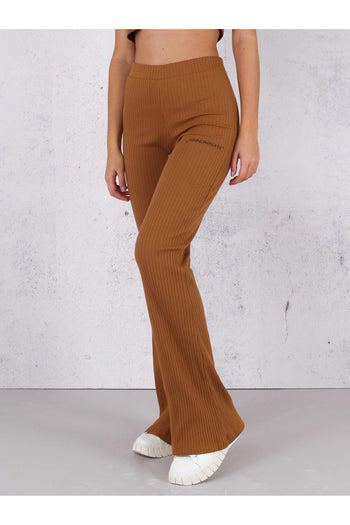 Pantalone Costina Zampa Nocciola - 8