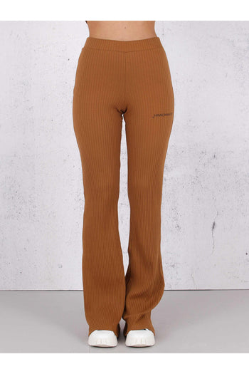 Pantalone Costina Zampa Nocciola - 5