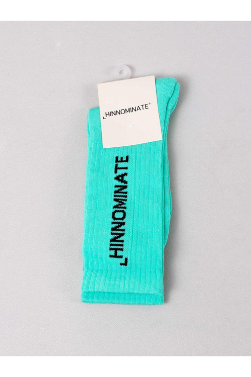 Calzini Scritta Verde Menta