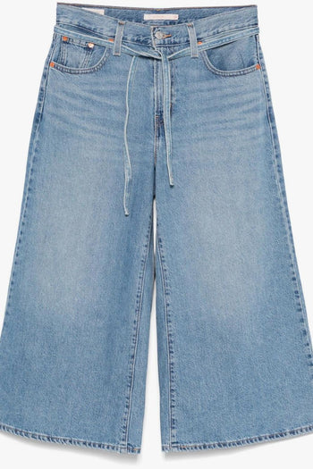 XL Culotte Donna Jeans Blu - 5