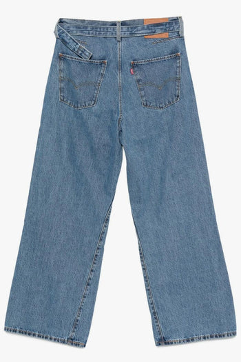 Twisted Baggy Wide Uomo Jeans Blu Chiaro - 2