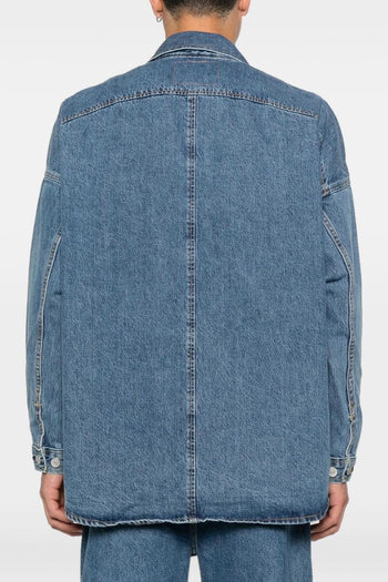 Giacca-Camicia Blu Uomo Twist - 2