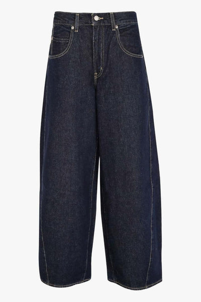 Barrel Donna Jeans Blu