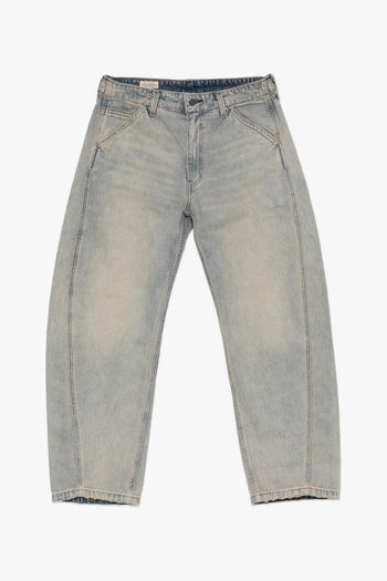 Jeans Blu Scolorito Uomo Baggy Barrel - 5