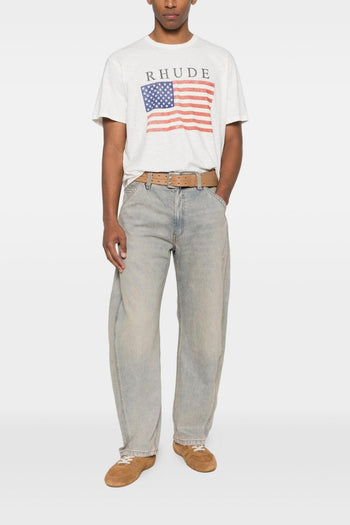 Jeans Blu Scolorito Uomo Baggy Barrel - 2
