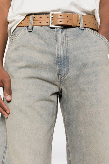 Jeans Blu Scolorito Uomo Baggy Barrel - 4