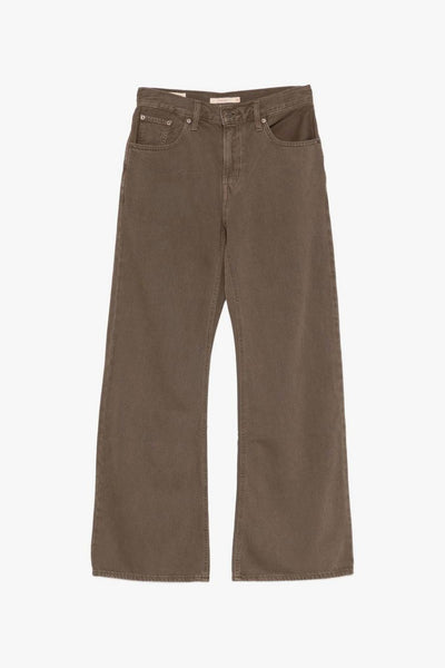 Jeans Marrone Donna Loose Boot