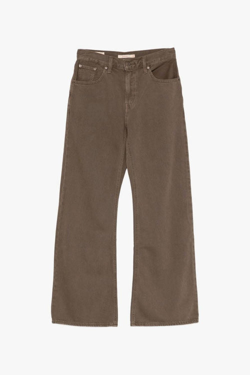 Jeans Marrone Donna Loose Boot