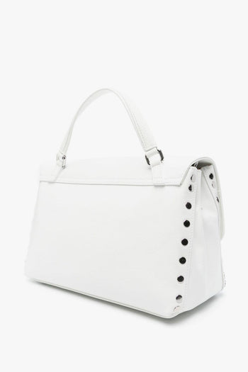 Borsa Bianco Donna Postina Rimboccata Brillante Small - 3