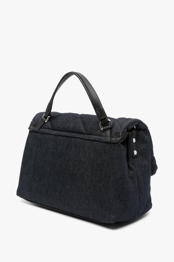 Borsa Blu Donna Postina Denim Padded Small - 5