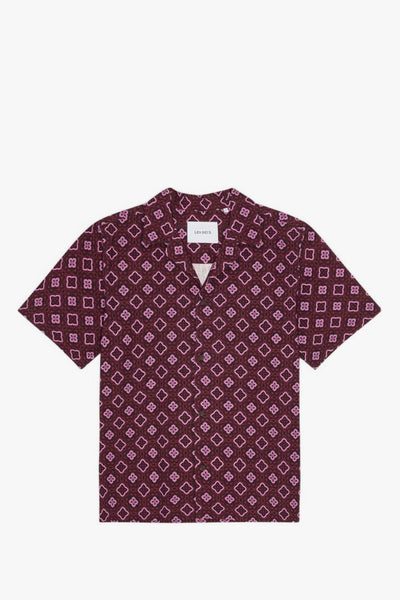 Camicia Arabesque Uomo Rosso