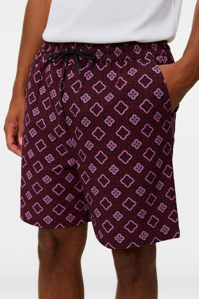 Short Harry Arabesque Uomo Rosso