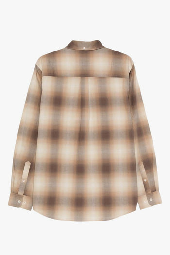 Camicia Quadri Uomo Marrone - 2