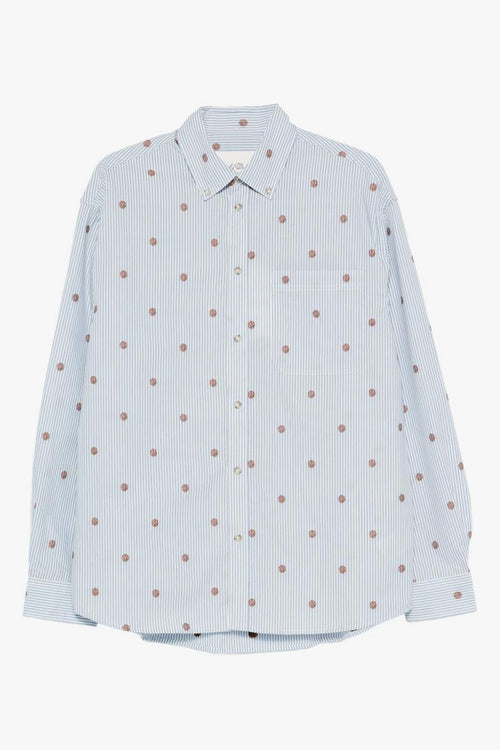 Camicia Basket Uomo Celeste