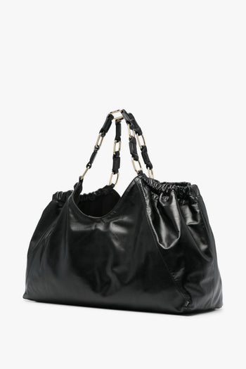 Borsa Nero Donna Manici ad Anelli - 5