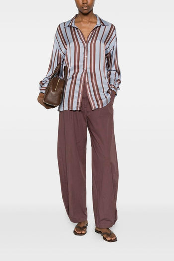 Pantalone Pince Donna Prugna - 4