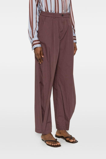 Pantalone Pince Donna Prugna - 5