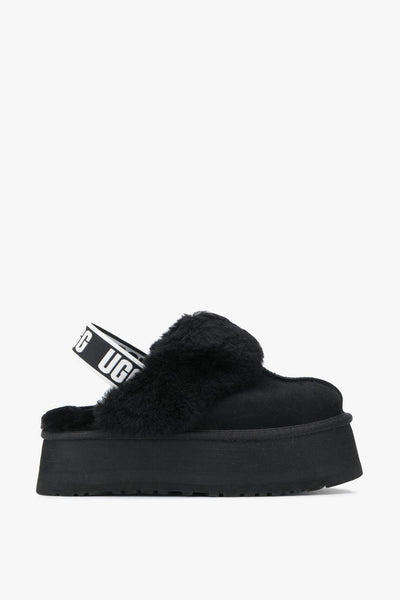 Slippers Funkette Donna Scarpe Nero