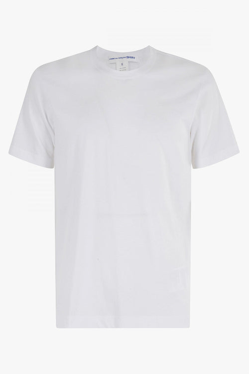 T-Shirt Bianco Uomo Maniche Corte