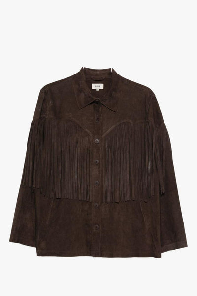 Giacca-Camicia Western Donna Marrone