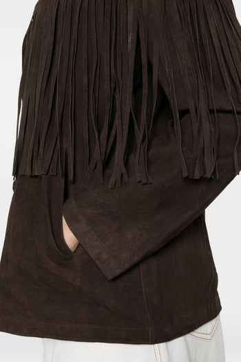 Giacca-Camicia Western Donna Marrone - 2