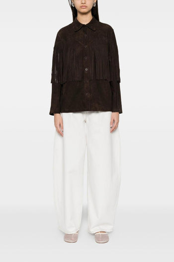 Giacca-Camicia Western Donna Marrone - 4