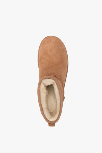 Classic Ultra Mini Uomo Stivali Marrone Chiaro - 3