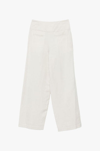 Pantalone Ampio Donna Bianco - 2