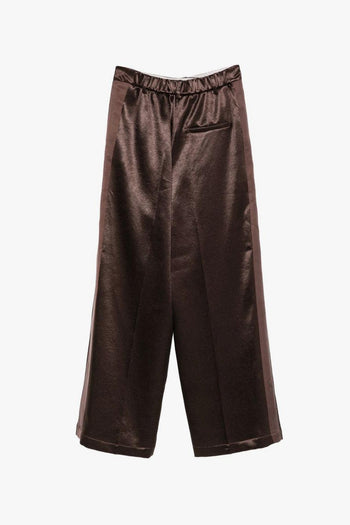 Pantalone Raso Donna Marrone - 2