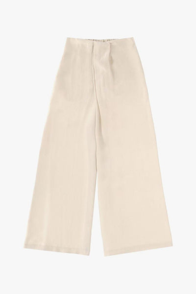 Pantalone Bianco Donna Svasato