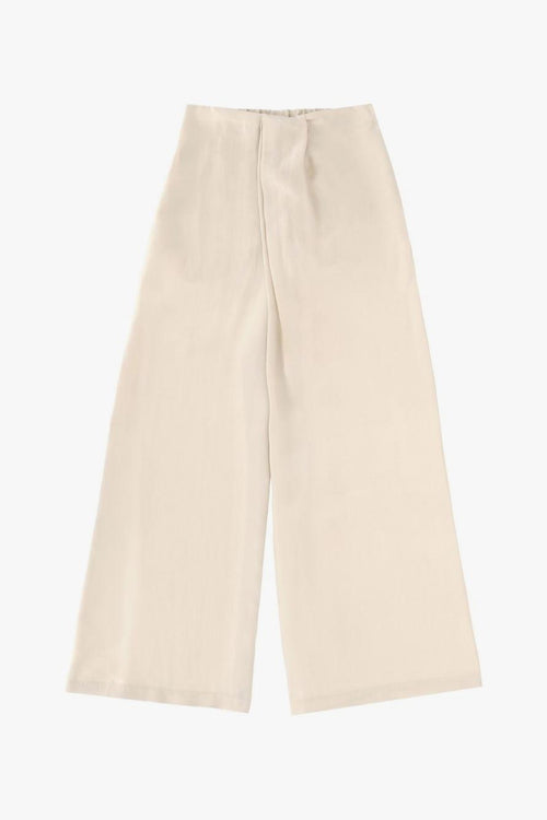 Pantalone Bianco Donna Svasato