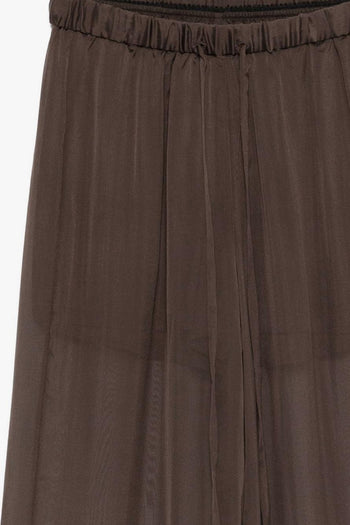 Pantalone Palazzo Donna Marrone - 3