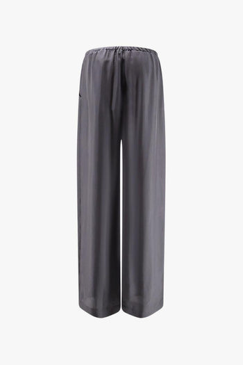 Pantalone Gamba Ampia Donna Grigio - 2