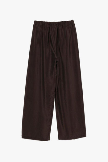 Pantalone Vita Elasticizzata Donna Marrone - 2